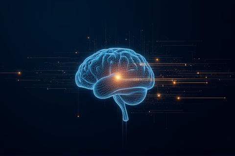 Image representing artificial intelligence or data flow
